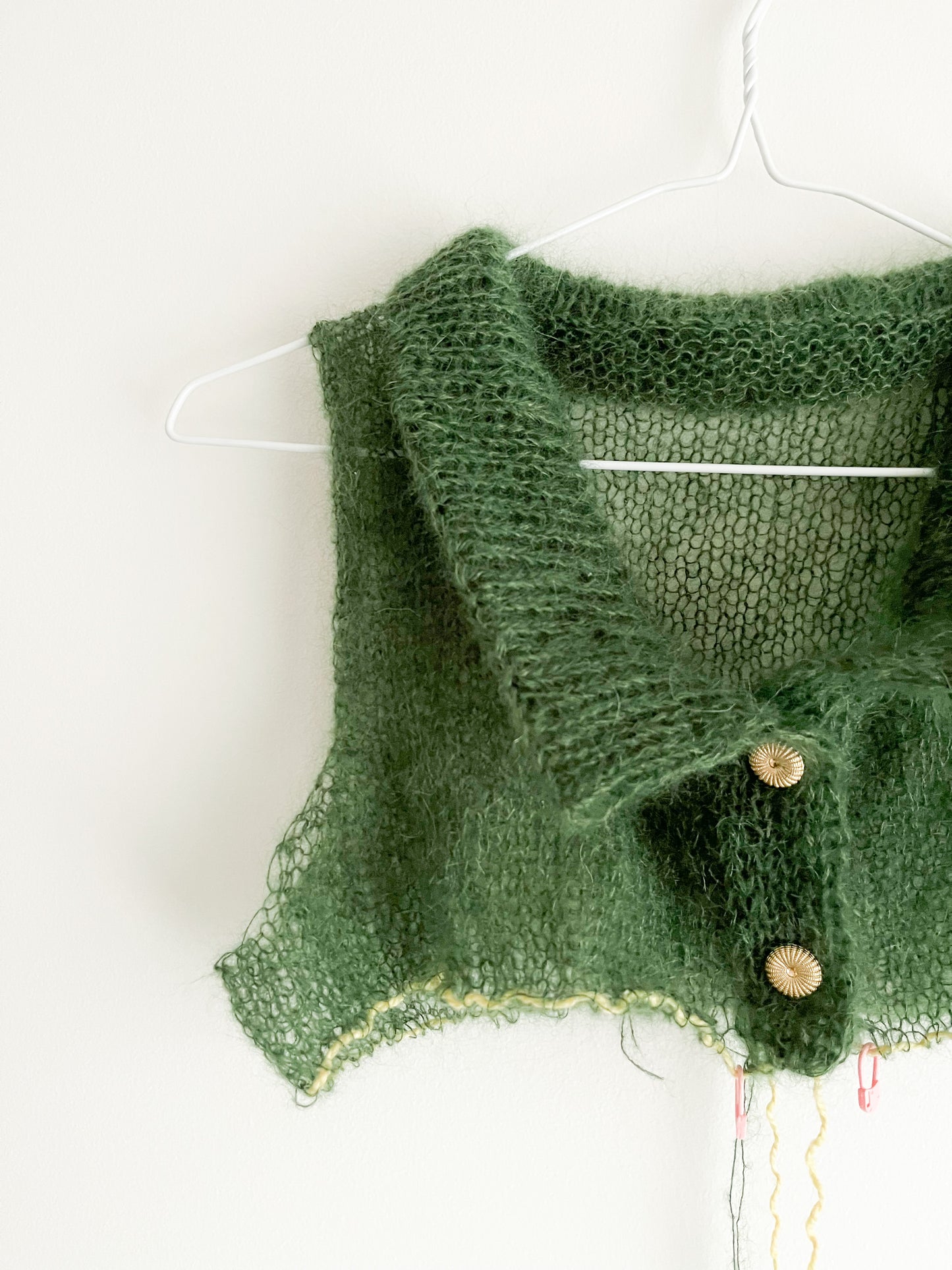 Boxy Cardigan Mohair Edition Knitting Pattern