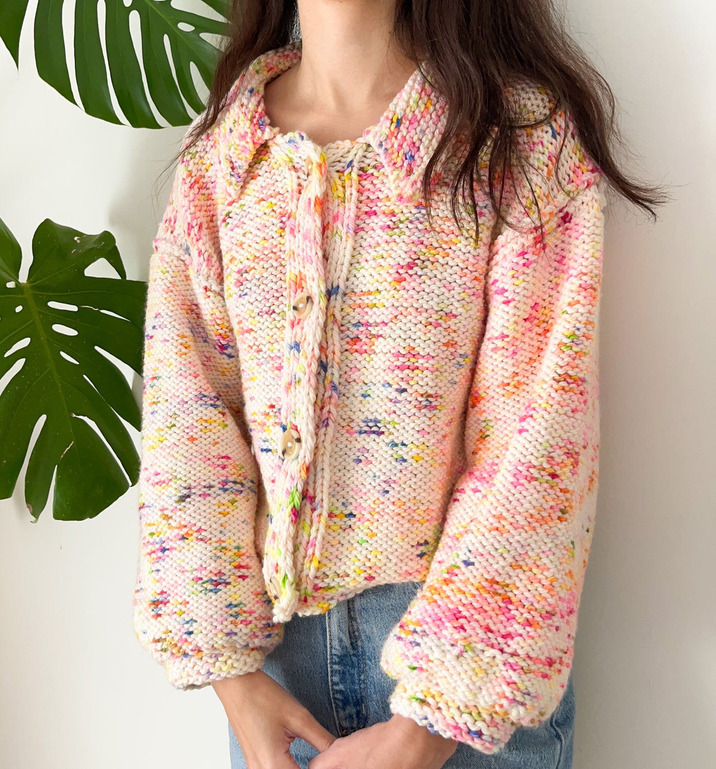 Boxy Cardigan Chunky Knitting Pattern