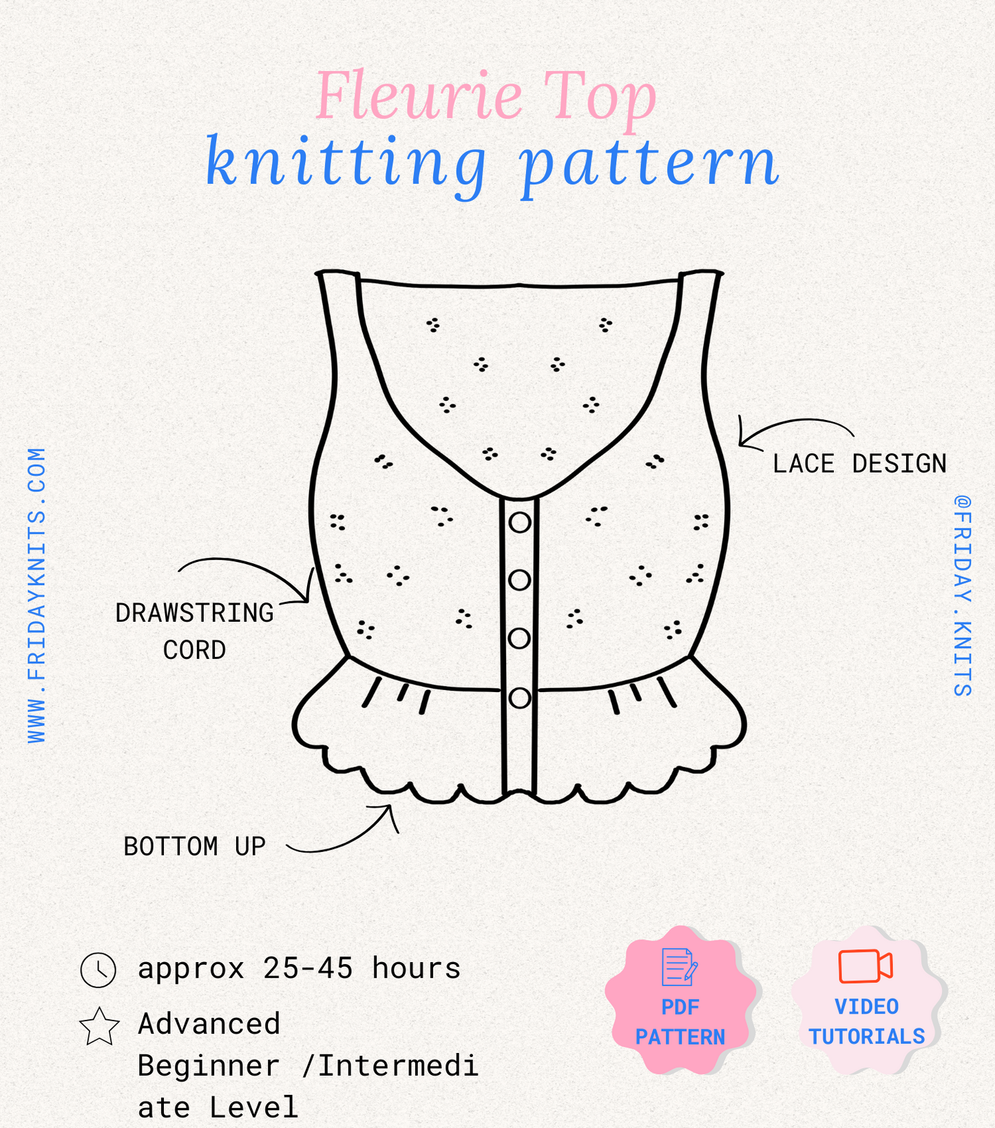 Fleurie Top Knitting Pattern