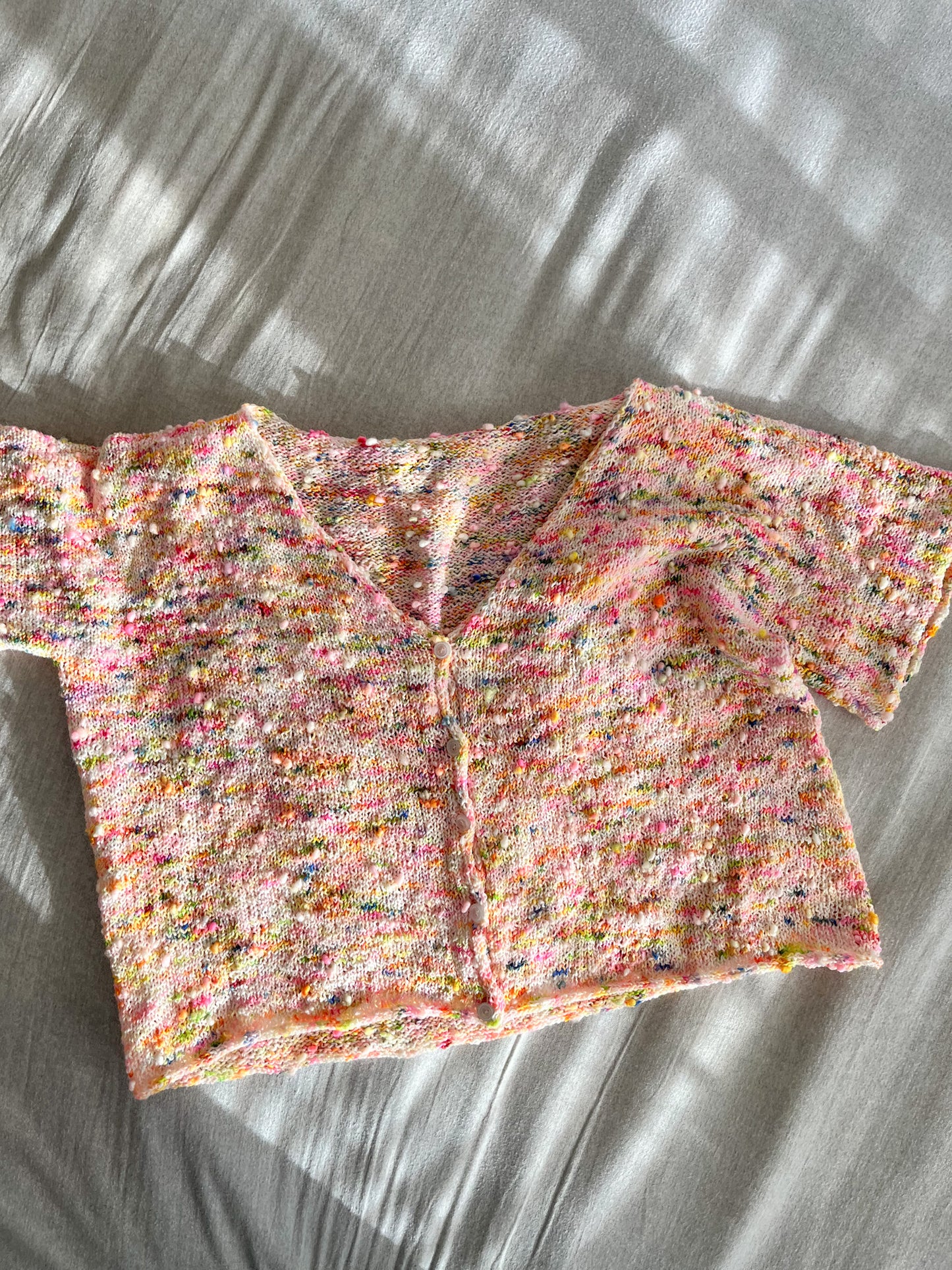 Boxy V Neck Knitting Pattern