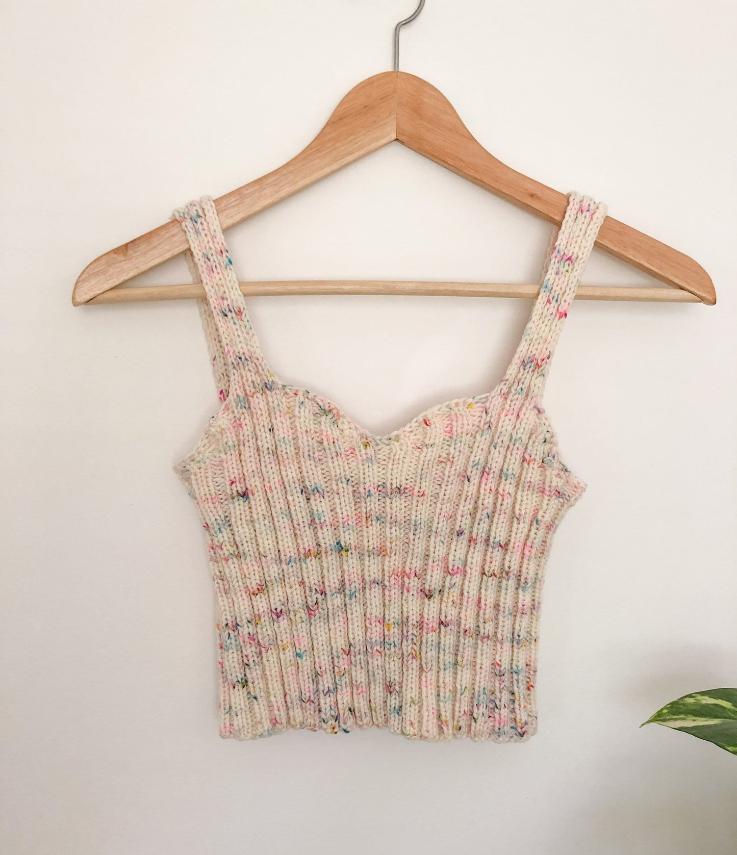 Sweetheart Ribbed Top Knitting Pattern