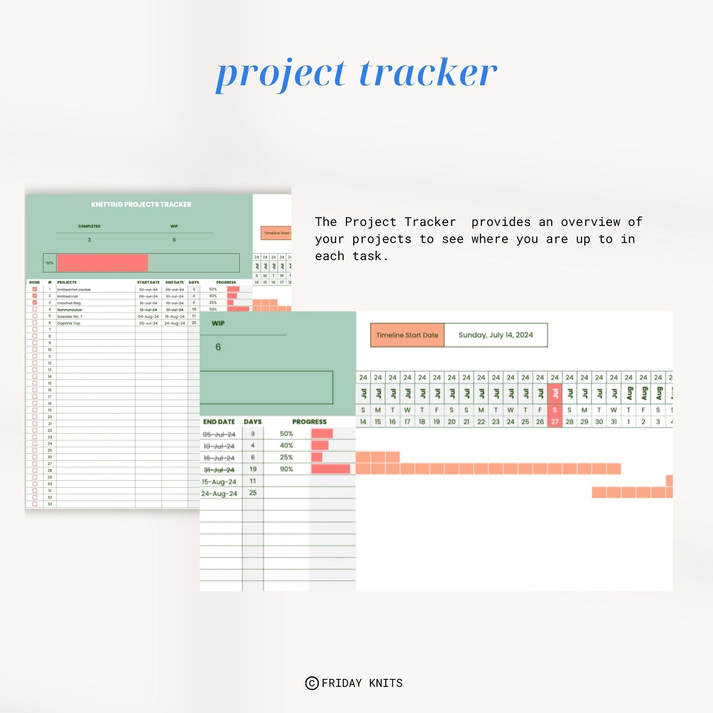 FREE Project Tracker Template