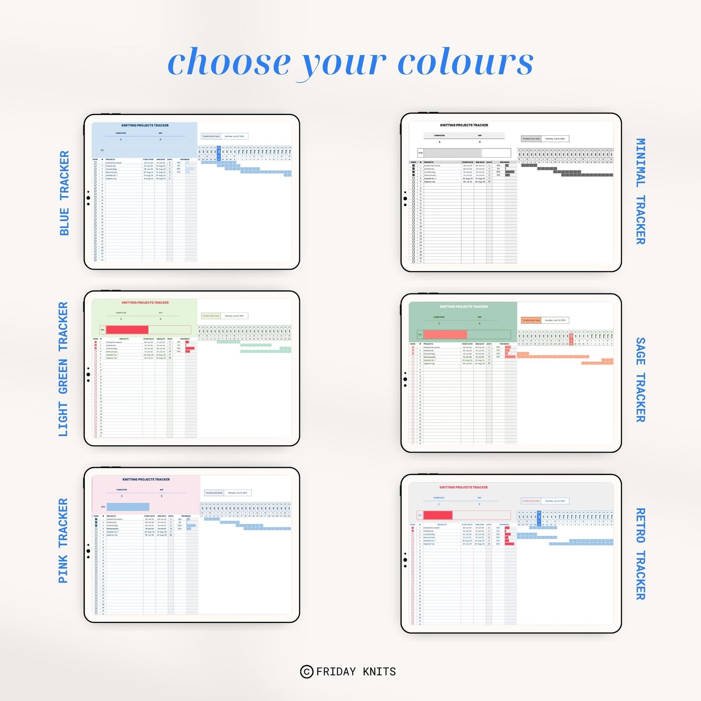 FREE Project Tracker Template