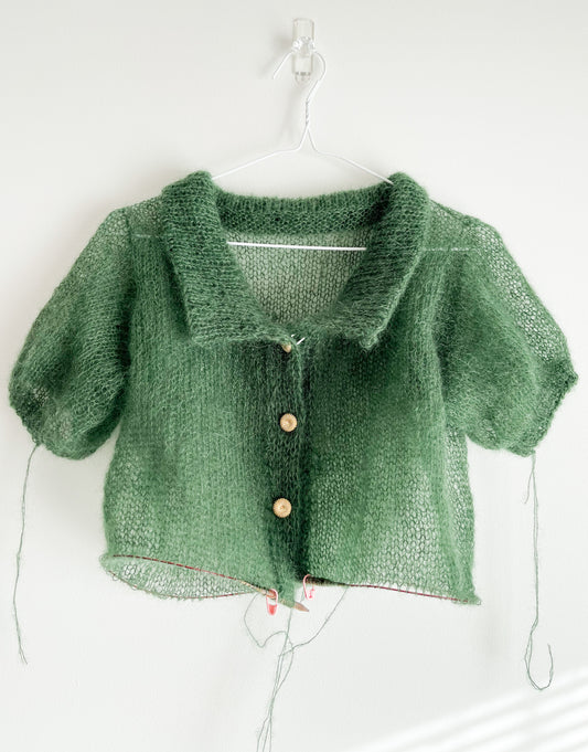 Boxy Cardigan Mohair Edition Knitting Pattern