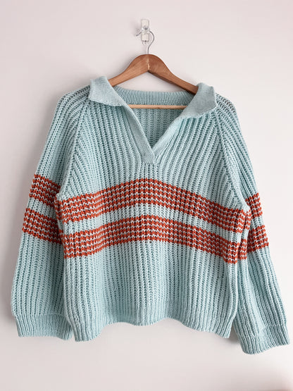 Fisherman's Rib Sweater Knitting Pattern