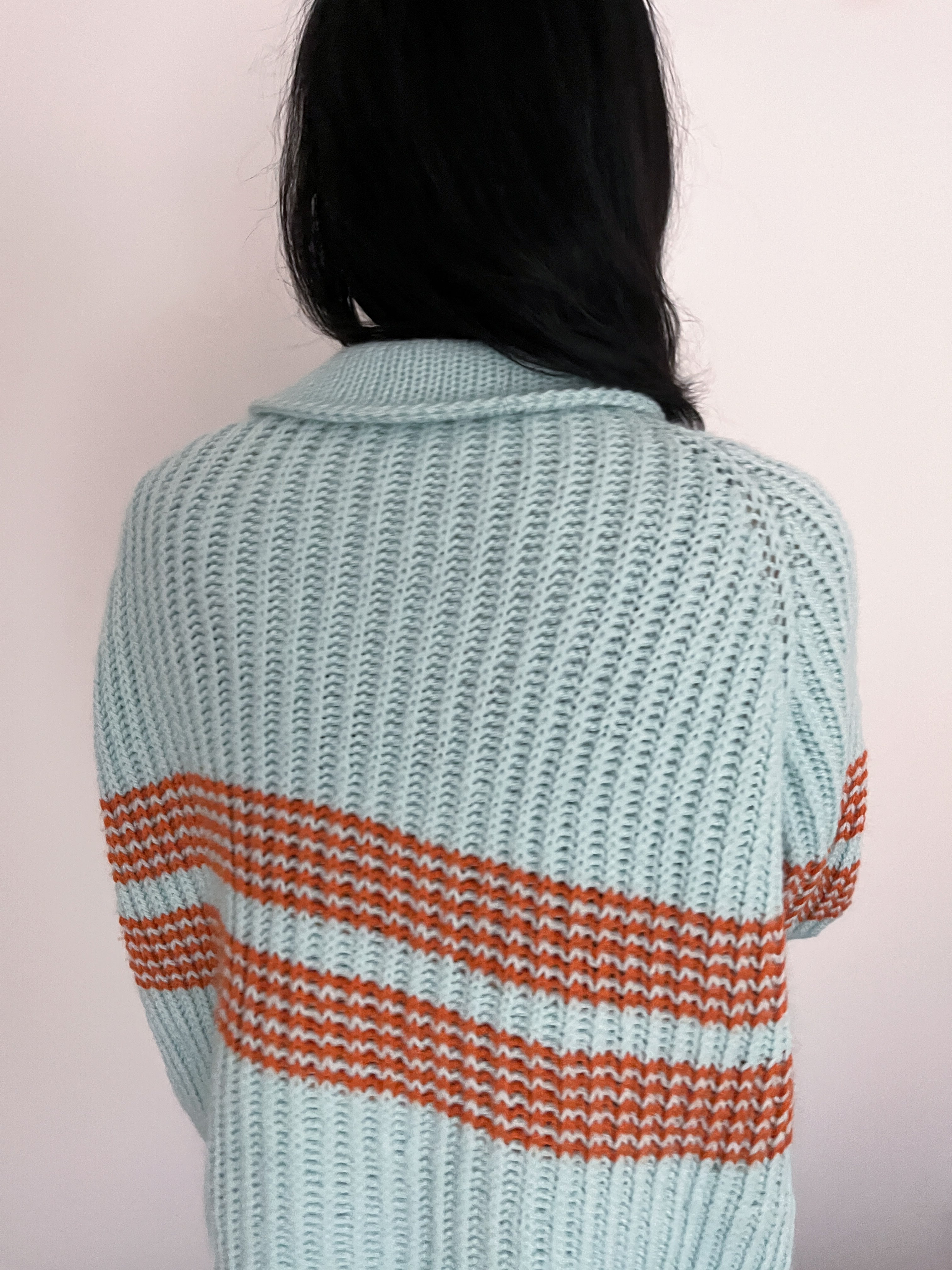 Fisherman's Rib Sweater Knitting Pattern PDF Digital Download