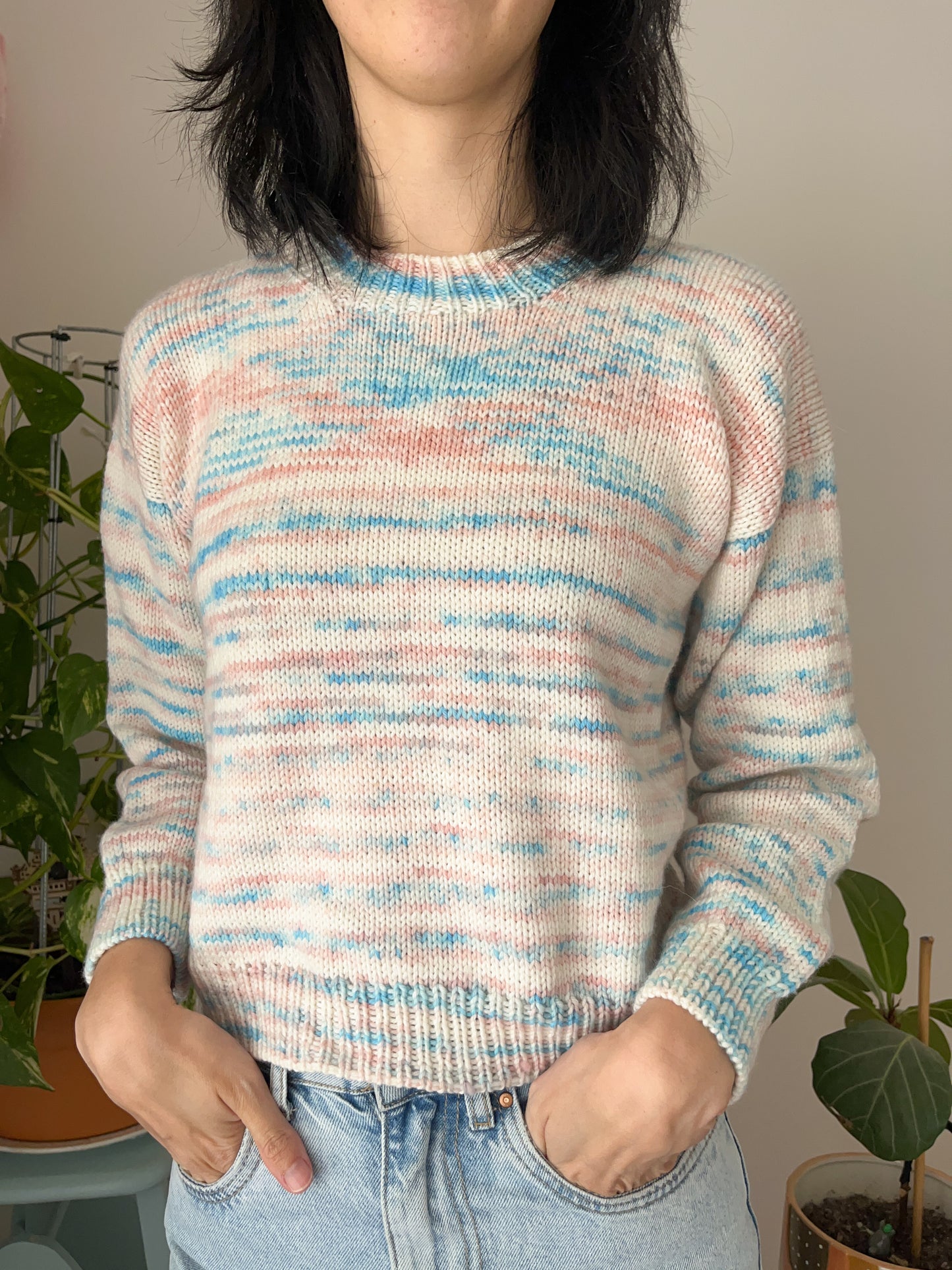 Dependable Dropdown Sweater Free Knitting Pattern