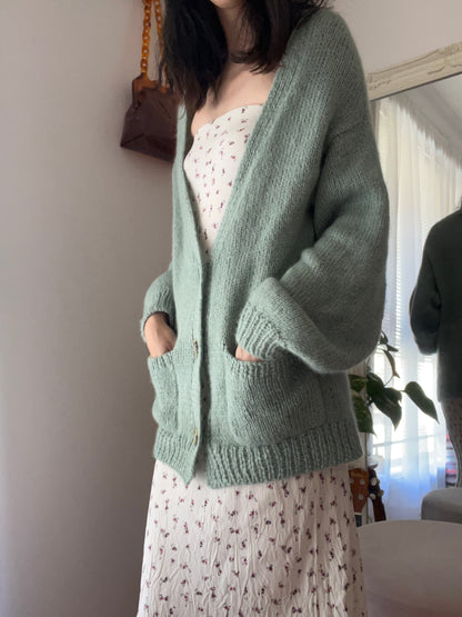 Lana Longline Cardigan Knitting Pattern