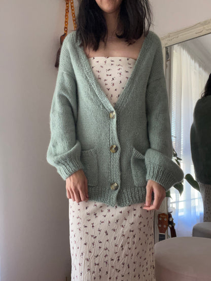 Lana Longline Cardigan Knitting Pattern