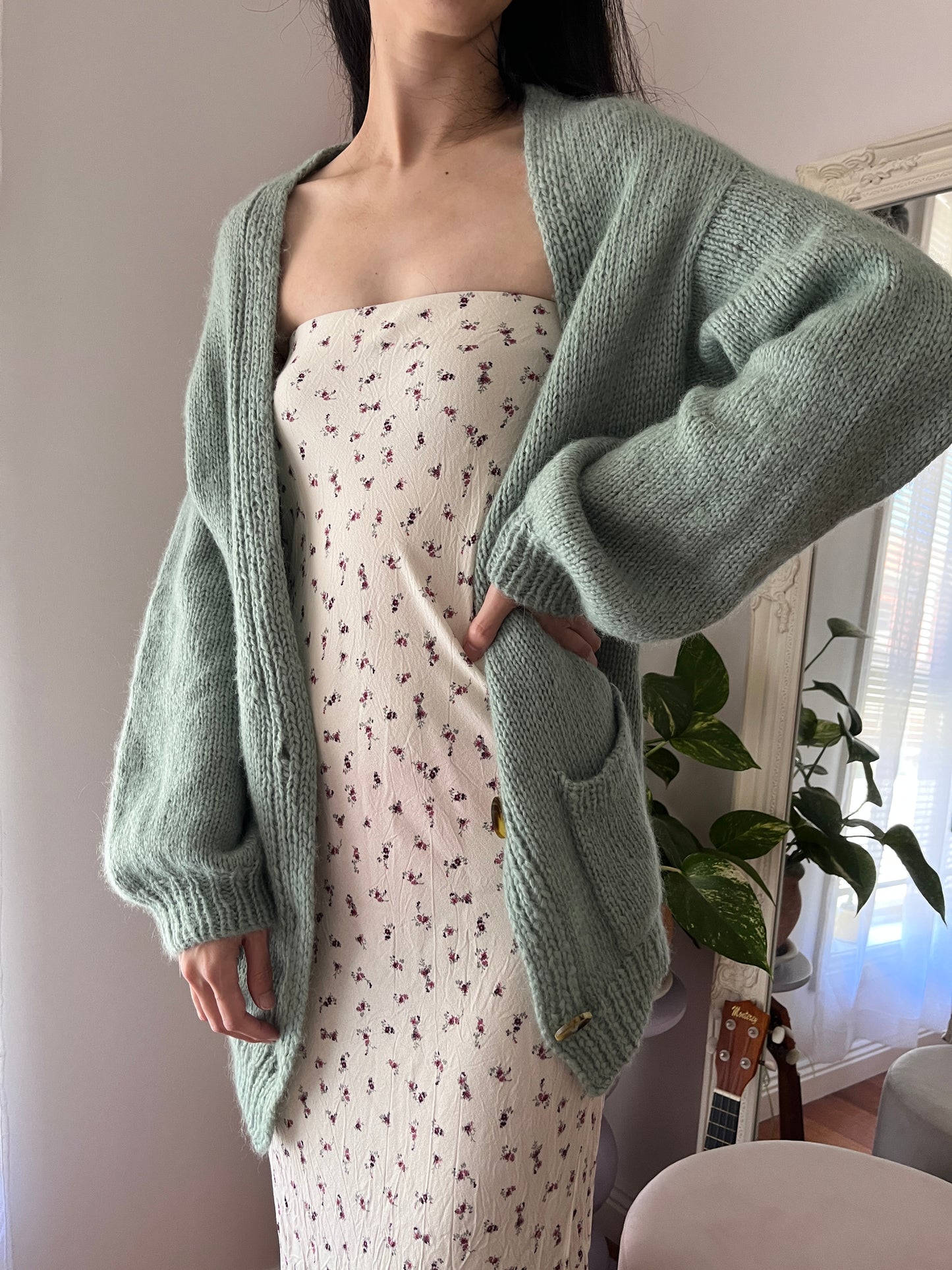 Lana Longline Cardigan Knitting Pattern