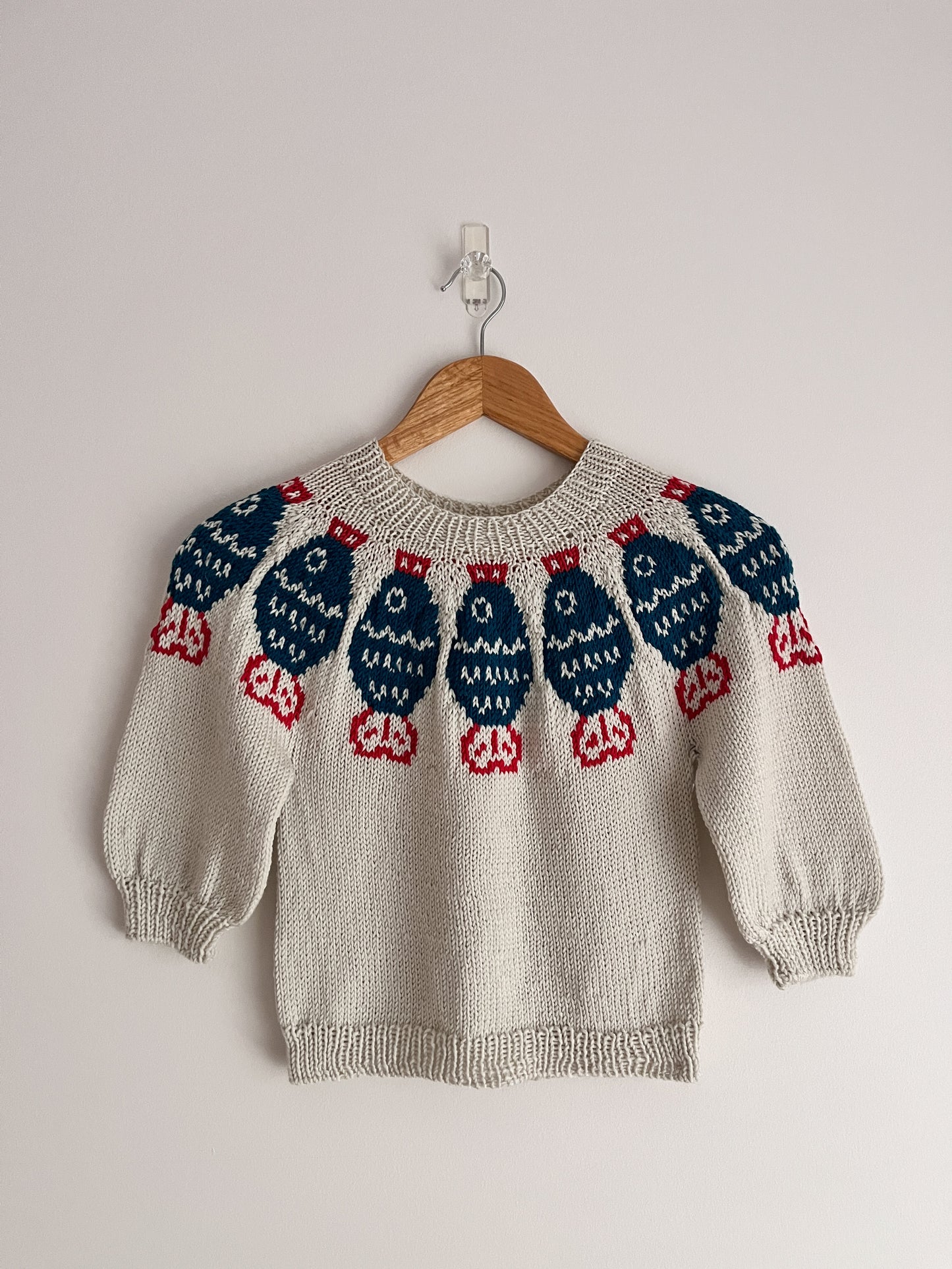 Mini Sushi Date Sweater Knitting Pattern