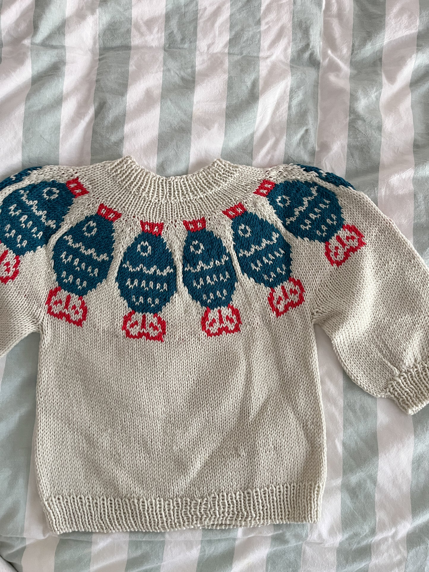 Mini Sushi Date Sweater Knitting Pattern
