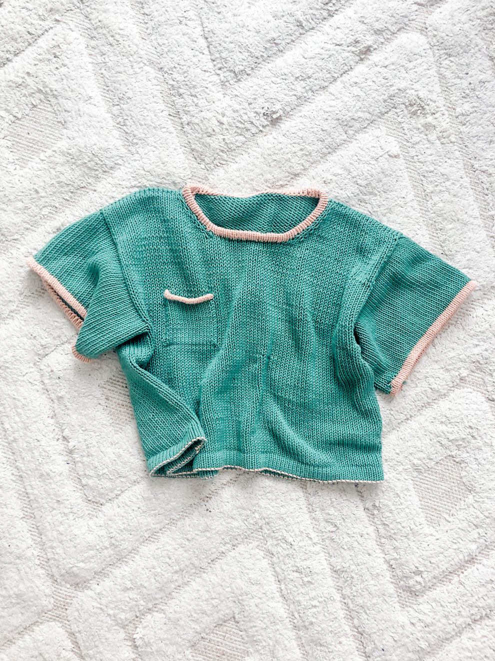 Ringer Tee Knitting Pattern Summer Knits Tee Top Down Knitting Pattern ...