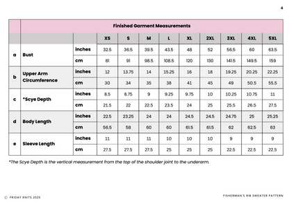 Fisherman's Rib Sweater Knitting Pattern
