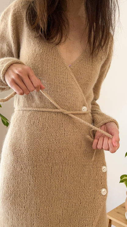 Wrap It Up Dress Knitting Pattern Winter Dress Parisian Style Long Sleeve Dress Friday Knits Wrap It Up Dress Knitting Pattern Winter Dress Parisian Style Long Sleeve Dress Friday Knits