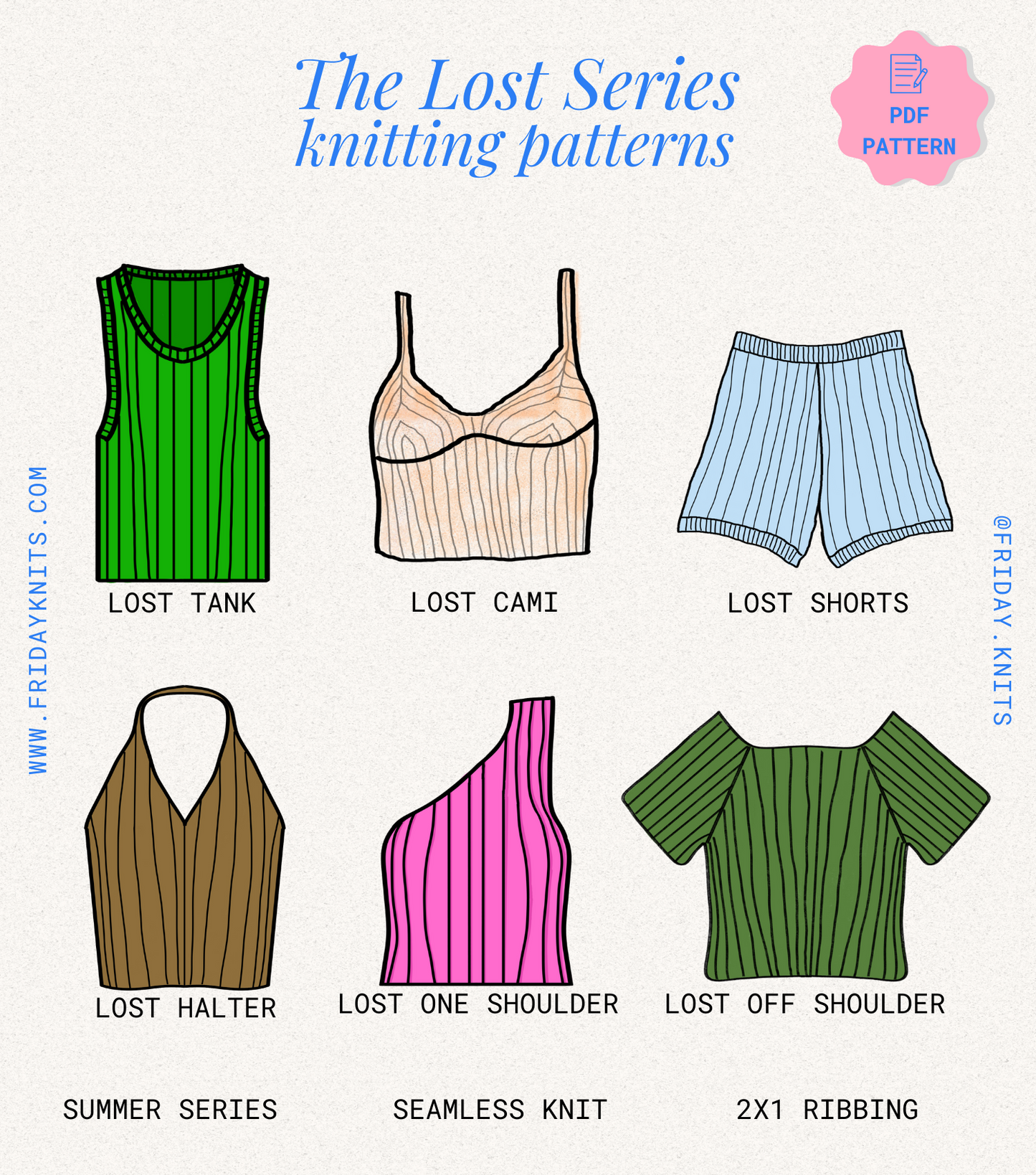 Lost Halter Top Knitting Pattern