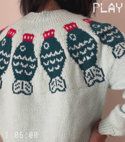 Sushi Date Sweater Knitting Pattern