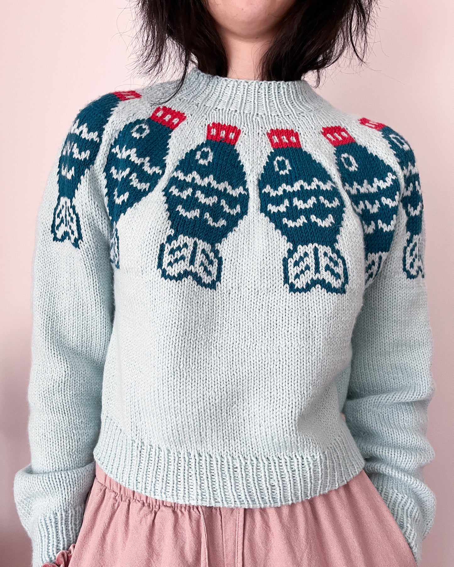 Sushi Date Sweater Knitting Pattern