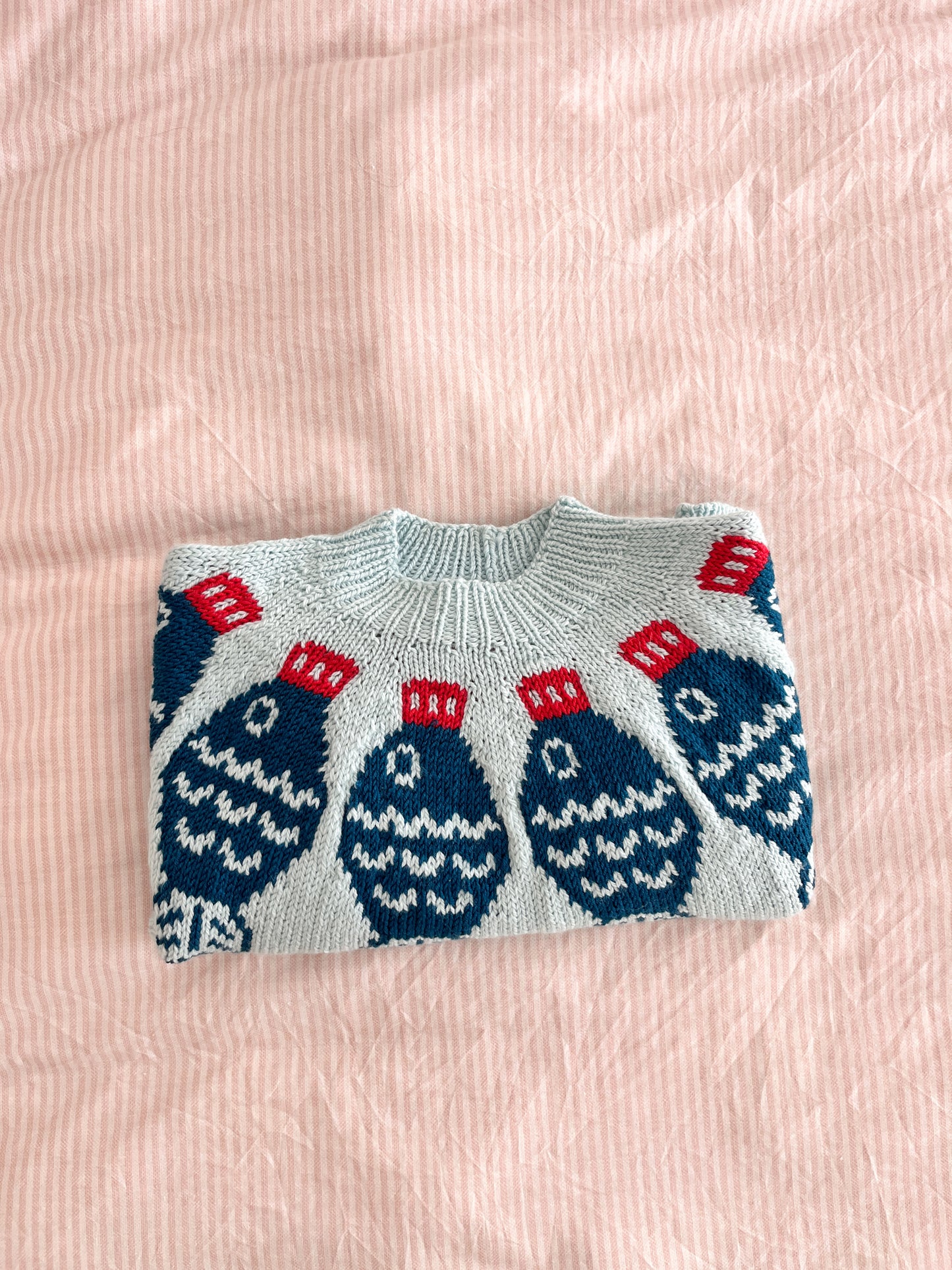 Sushi Date Sweater Knitting Pattern