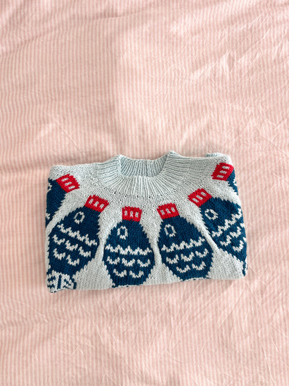 Sushi Date Sweater Knitting Pattern
