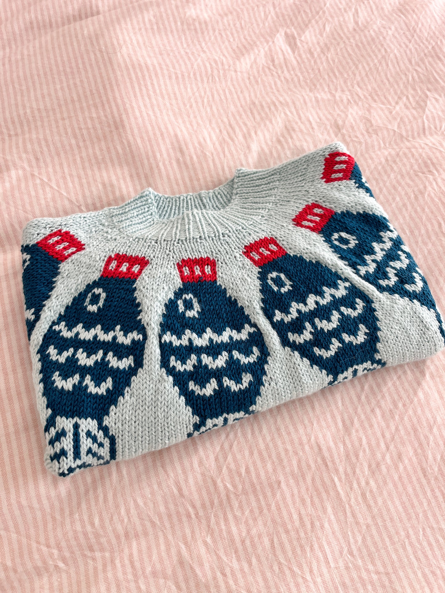 Sushi Date Sweater Knitting Pattern