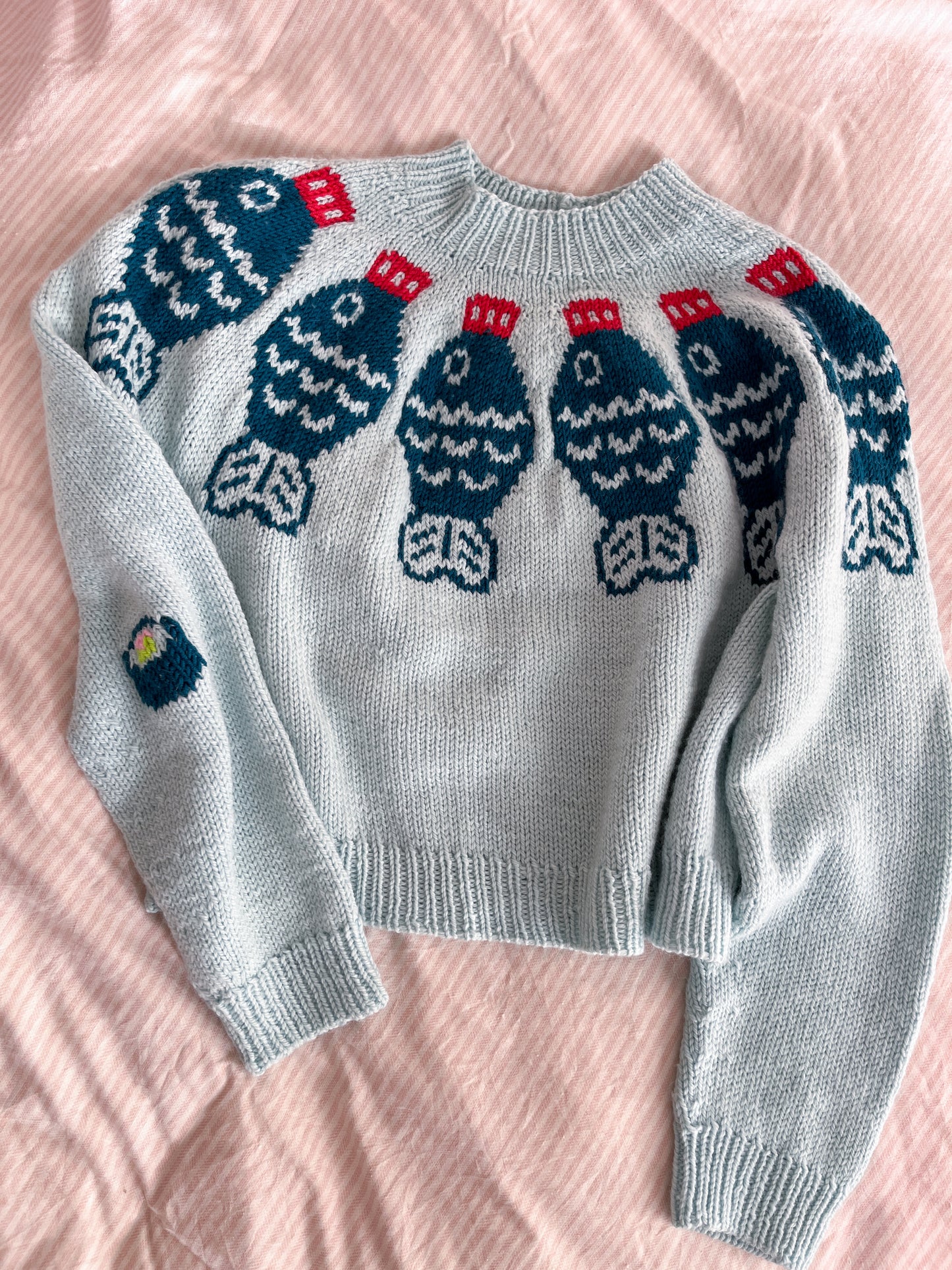Sushi Date Sweater Knitting Pattern
