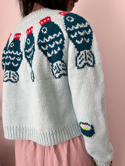 Sushi Date Sweater Knitting Pattern